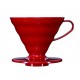 COFFEE DRIPPER V60 02 RED
