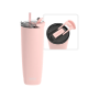 THERMOS WITH STRAW 590ML - AQUALINA BF23 PINK