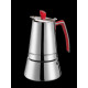 ESPRESSO MOKA MAKER FUTURA 4 CUPS INOX 