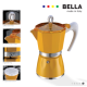 ESPRESSO MOKA MAKER BELLA 3 CUPS YELLOW 