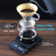 COFFEE SCALE WITH SILICONE MAT AND TIMER FUNCTION (BATTERY 3xAAA) 