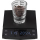 COFFEE SCALE WITH SILICONE MAT AND TIMER FUNCTION (LITHIUM BATTERY USB CHARGE) 