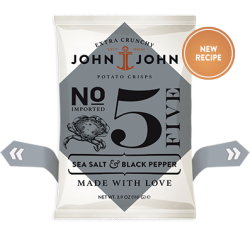 CHIPS SEA SALT & BLACK PEPPER (40G) 