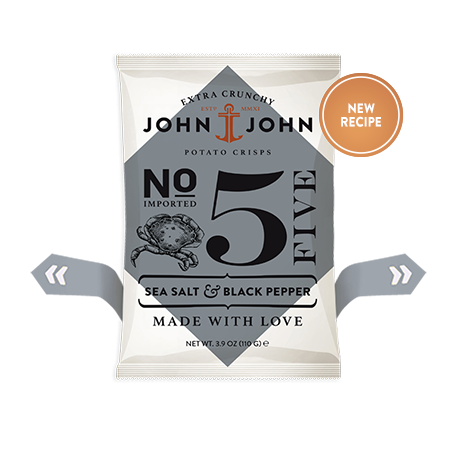 CHIPS SEA SALT & BLACK PEPPER (40G) 