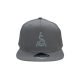SNAPBACK CAP 100% COTTON SCA GRAPHITE GREY 