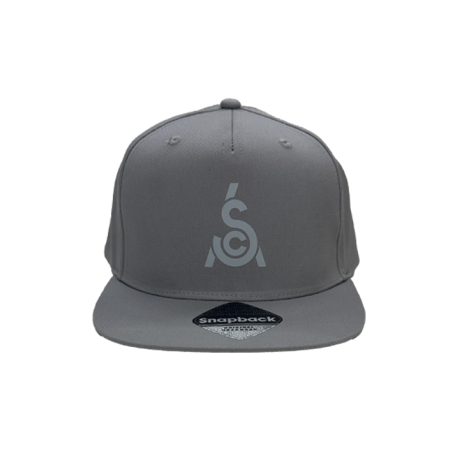 SNAPBACK CAP 100% COTTON SCA GRAPHITE GREY 