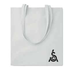 WHITE TOTE SHOPPING BAG SCA