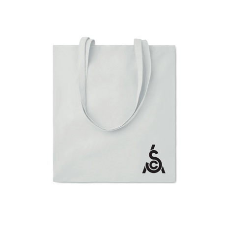 WHITE TOTE SHOPPING BAG SCA