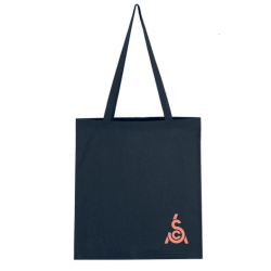 FRENCH NAVY TOTE SHOPPING BAG SCA
