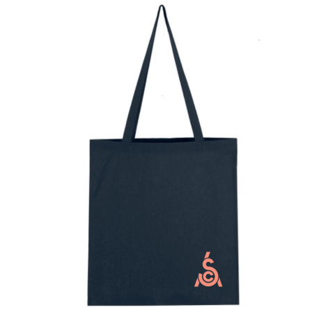FRENCH NAVY TOTE SHOPPING BAG SCA