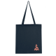 FRENCH NAVY TOTE SHOPPING BAG SCA