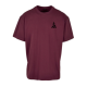 HEAVY OVERSIZED T-SHIRT SCA UNISEX CHERRY M